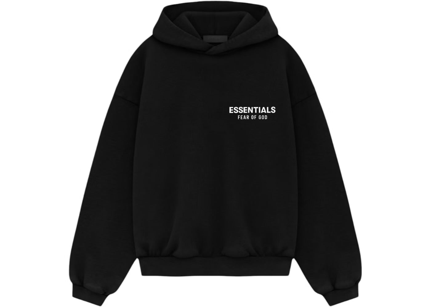 Essentials FW25 Black Hoodie