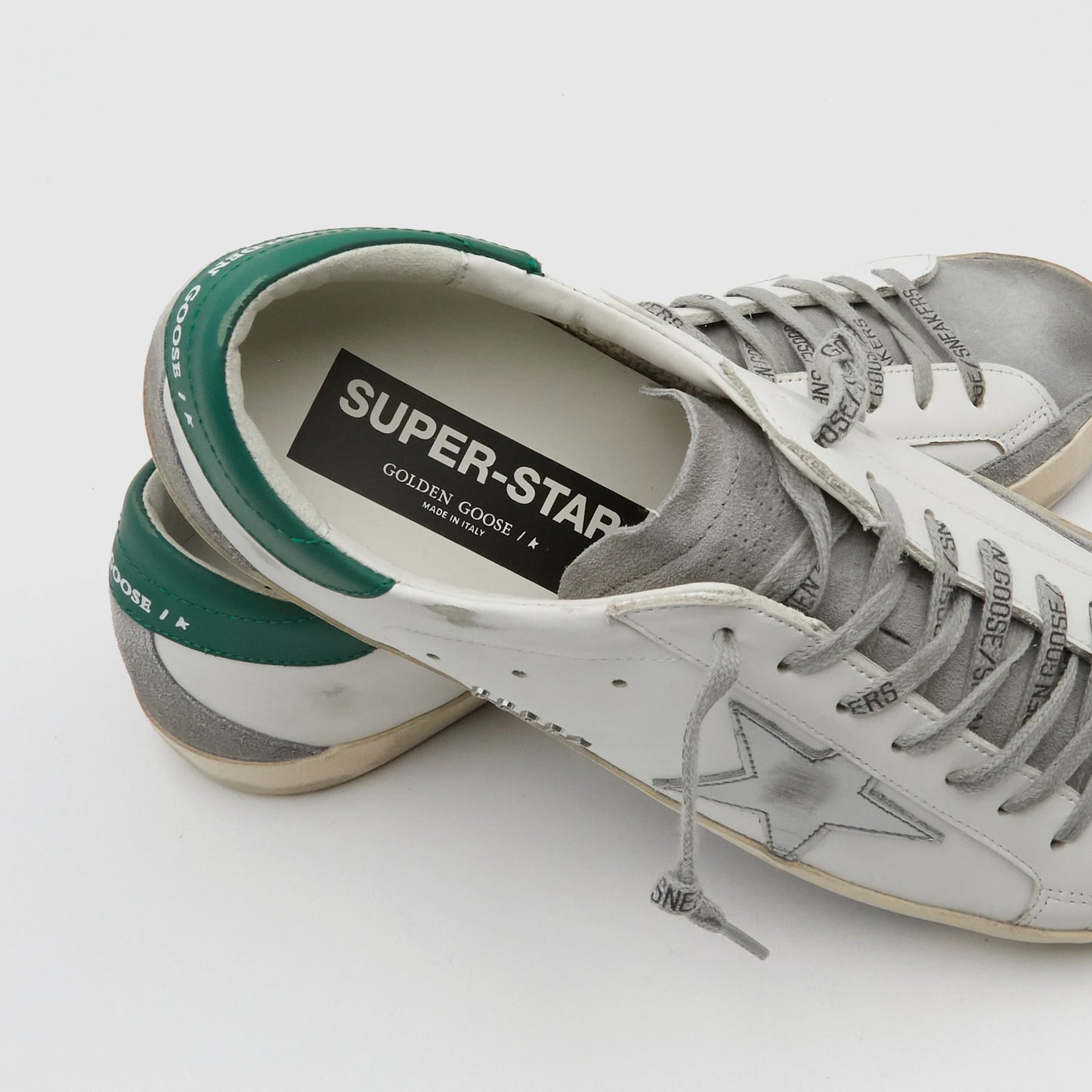 Golden Goose SuperStar White / Green