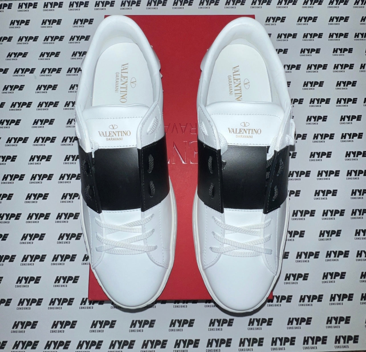 Valentino Garavani Open Sneakers | White/Black