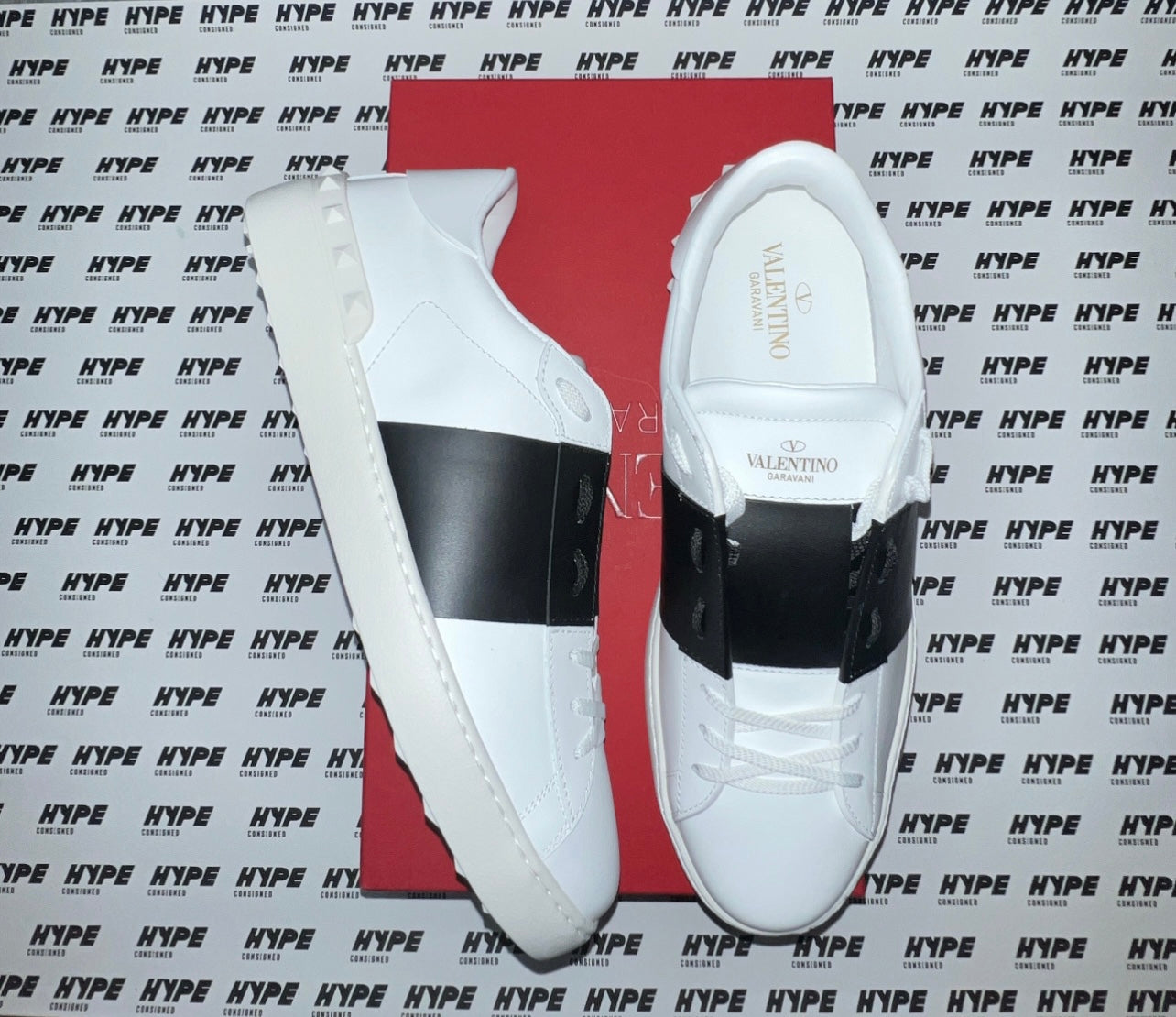 Valentino Garavani Open Sneakers | White/Black