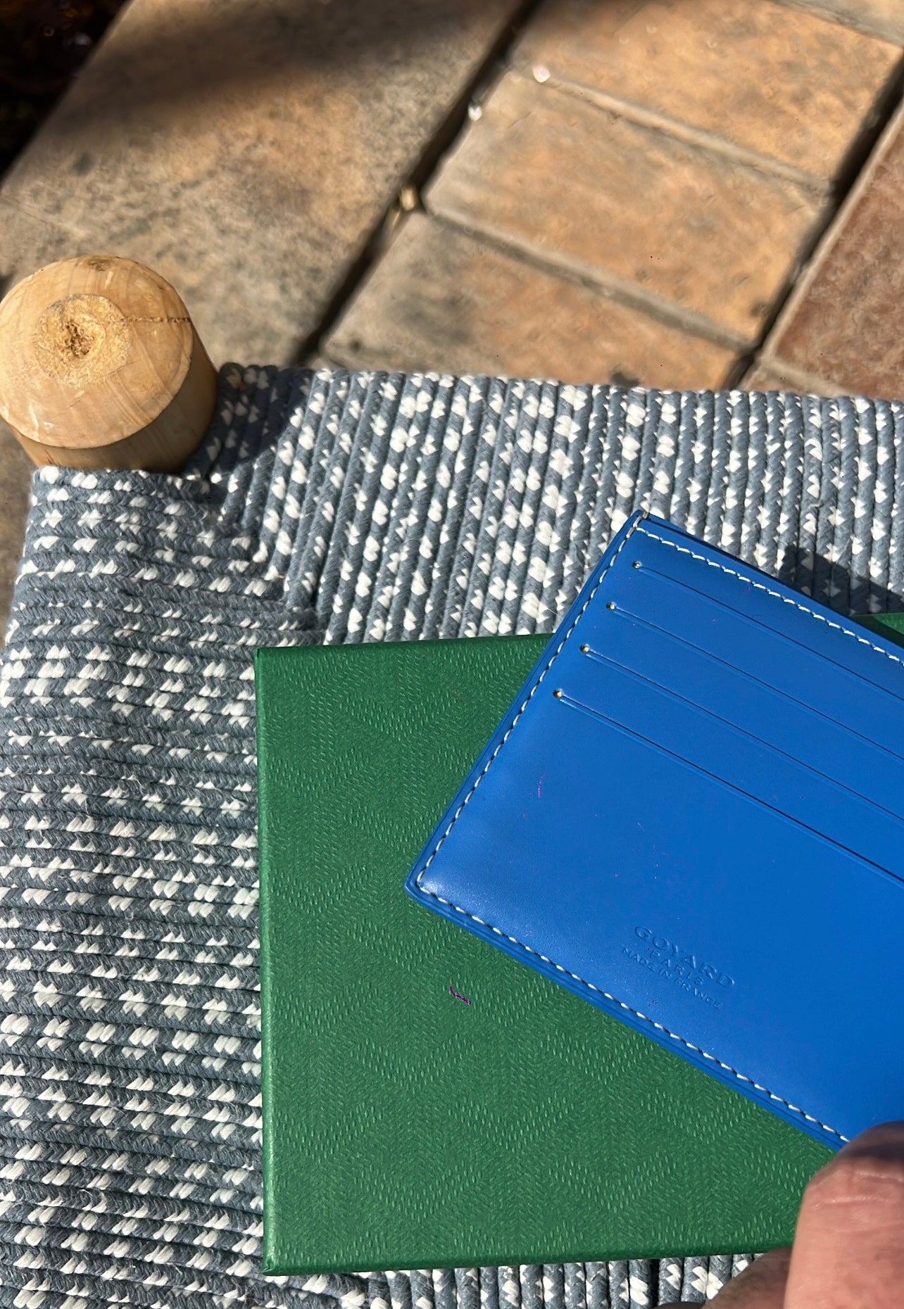Goyard Blue Wallet