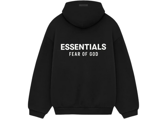 Essentials FW25 Black Hoodie