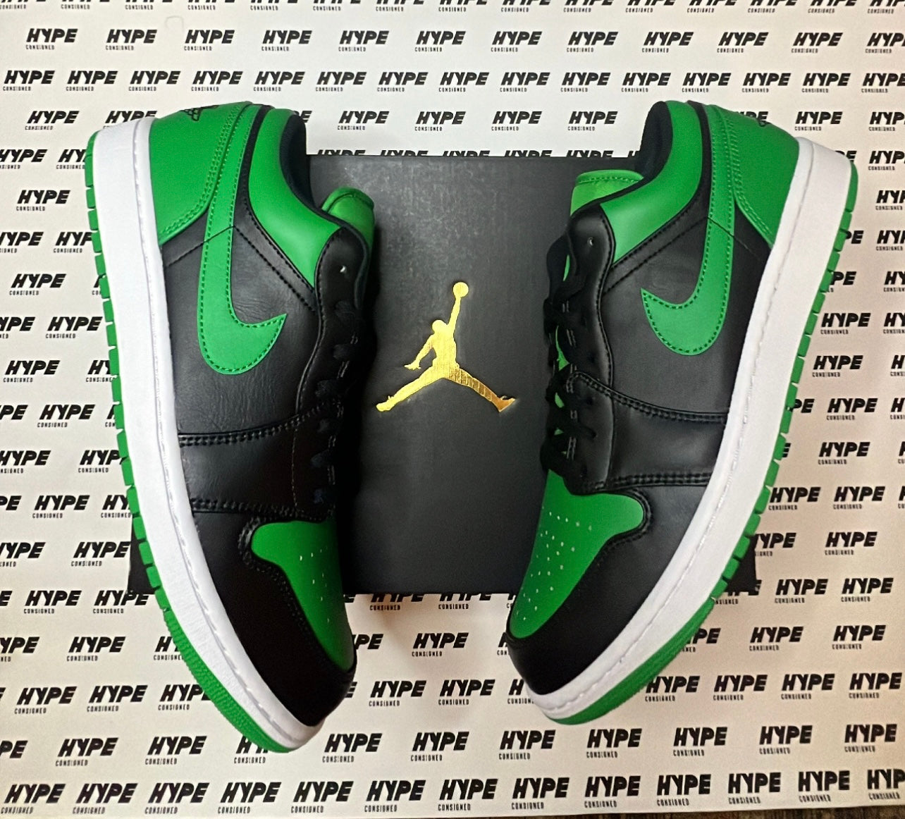 Jordan 1 Low Sneakers Green/Black