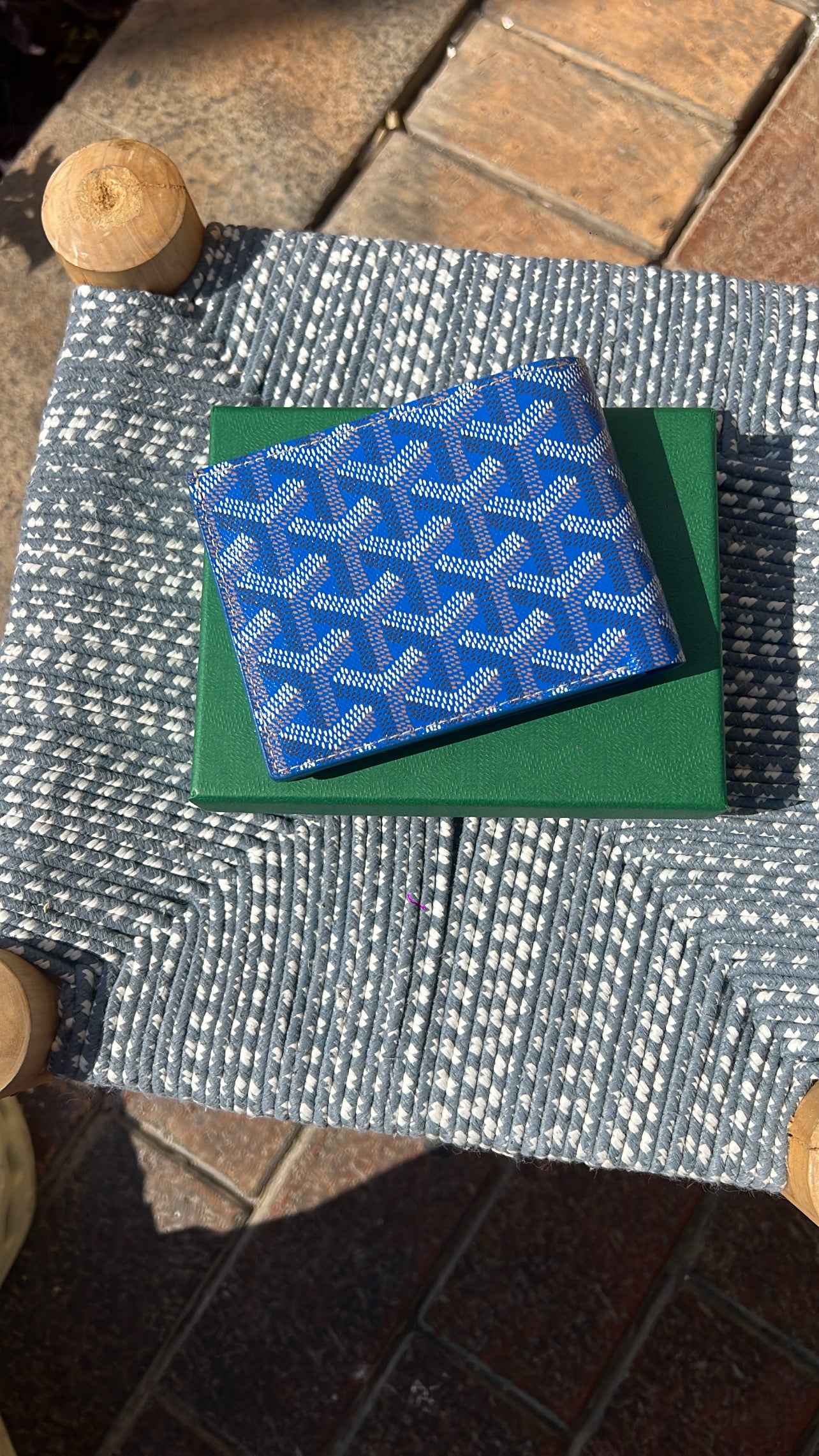 Goyard Blue Wallet