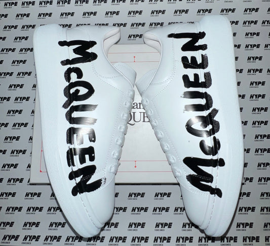 Alexander McQueen Sneakers | White/Black Graffitti