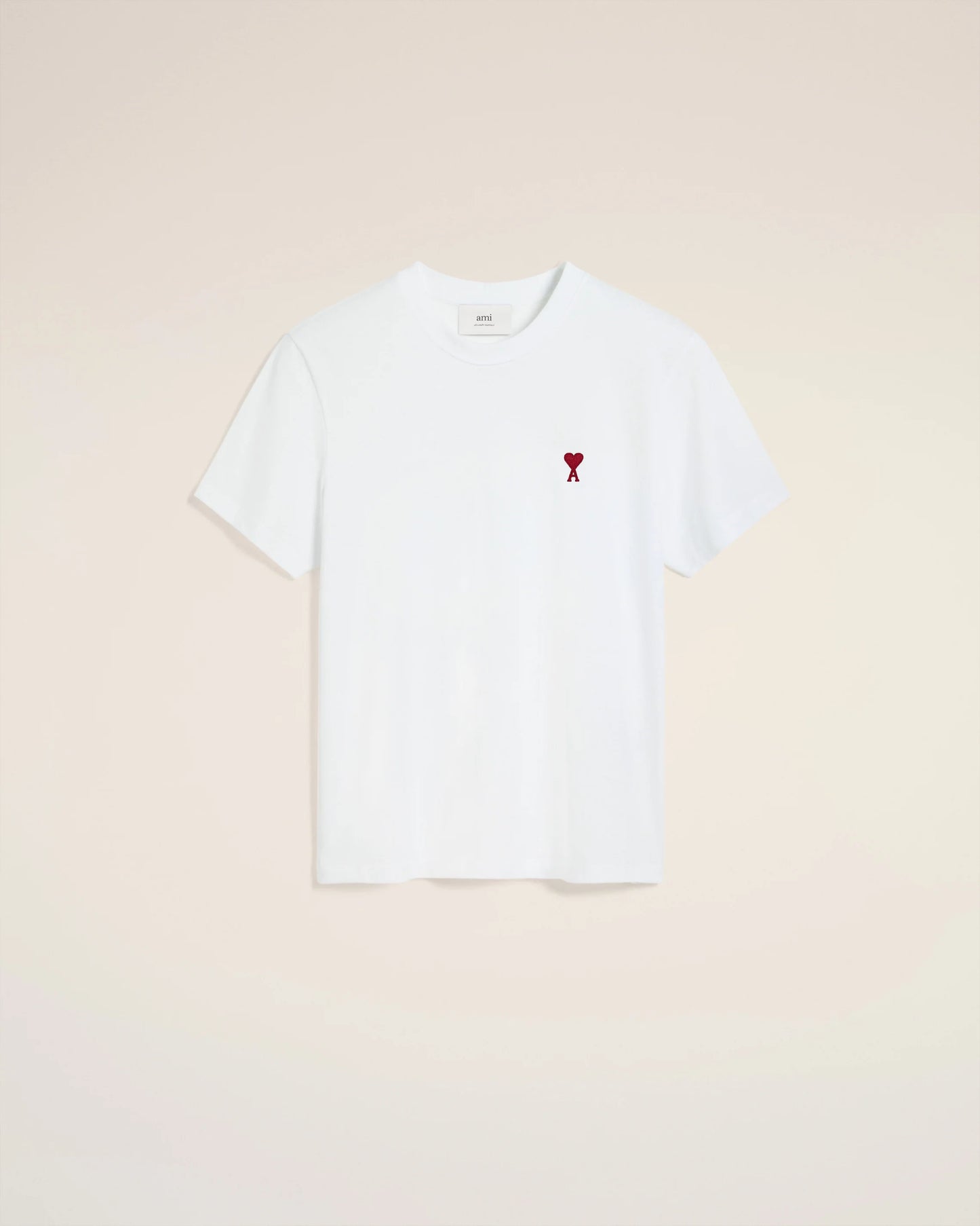 WHITE COTTON AMI DE COEUR T-SHIRT