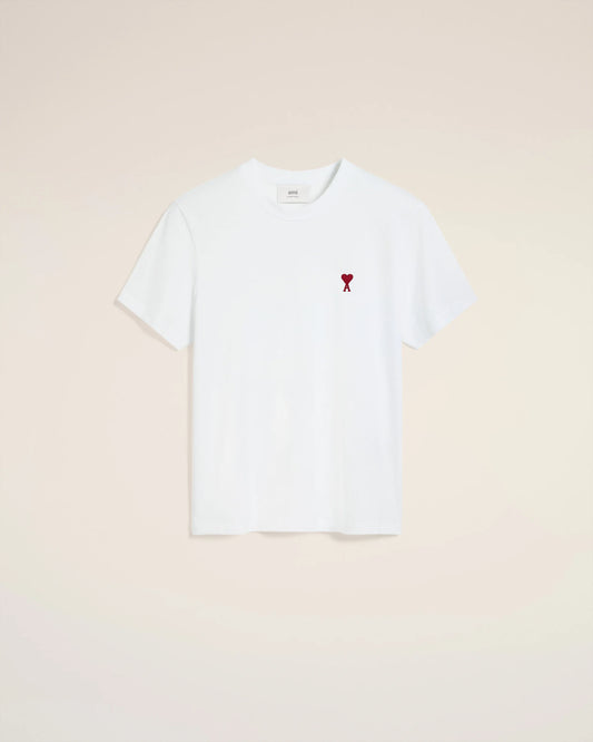WHITE COTTON AMI DE COEUR T-SHIRT