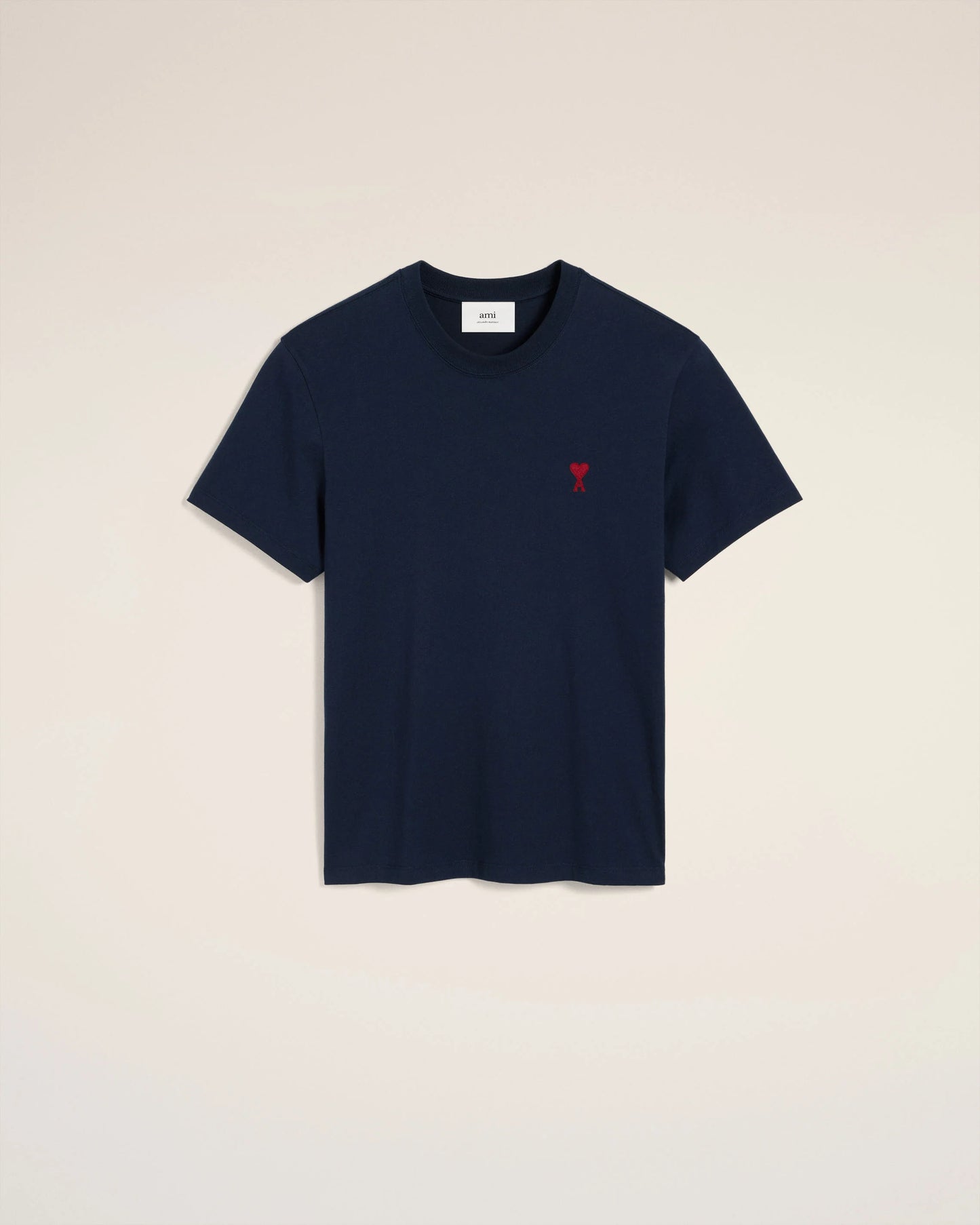 NAVY COTTON AMI DE COEUR T-SHIRT