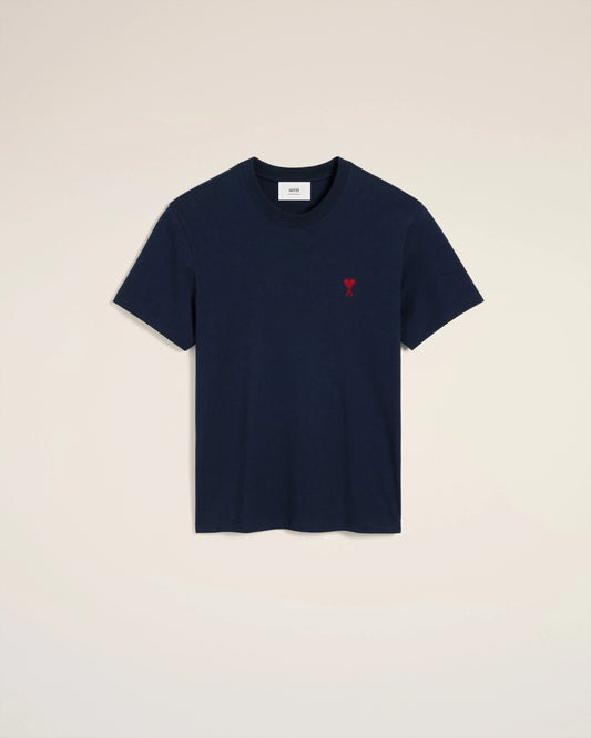 NAVY COTTON AMI DE COEUR T-SHIRT