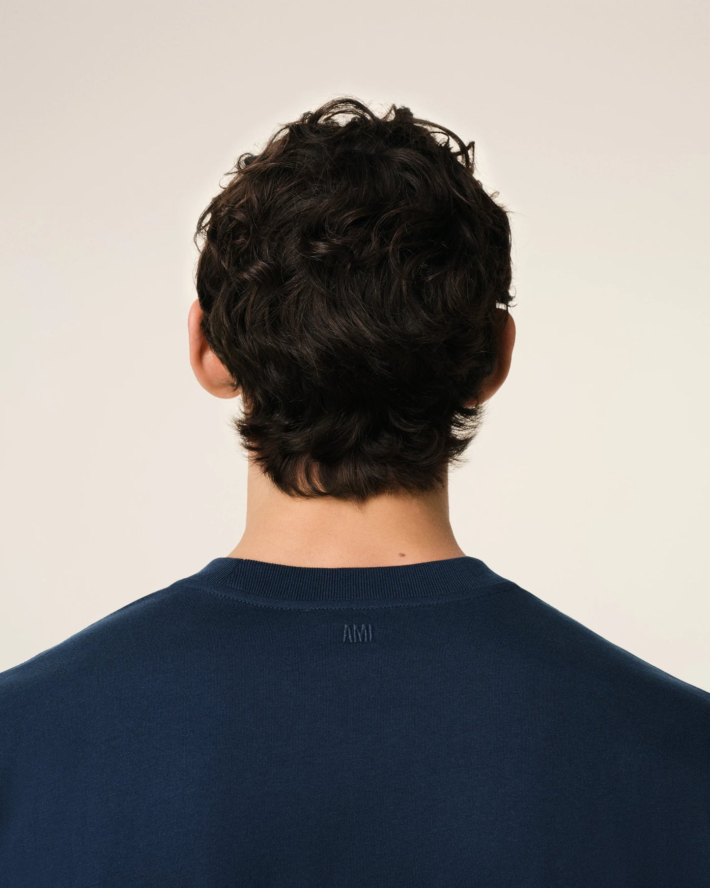 NAVY COTTON AMI DE COEUR T-SHIRT
