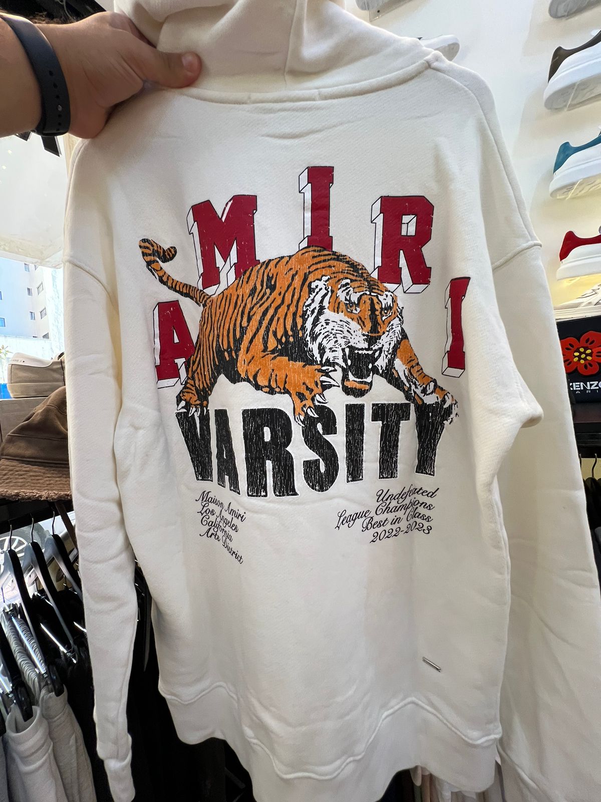 Amiri Tiger Varsity Hoodie