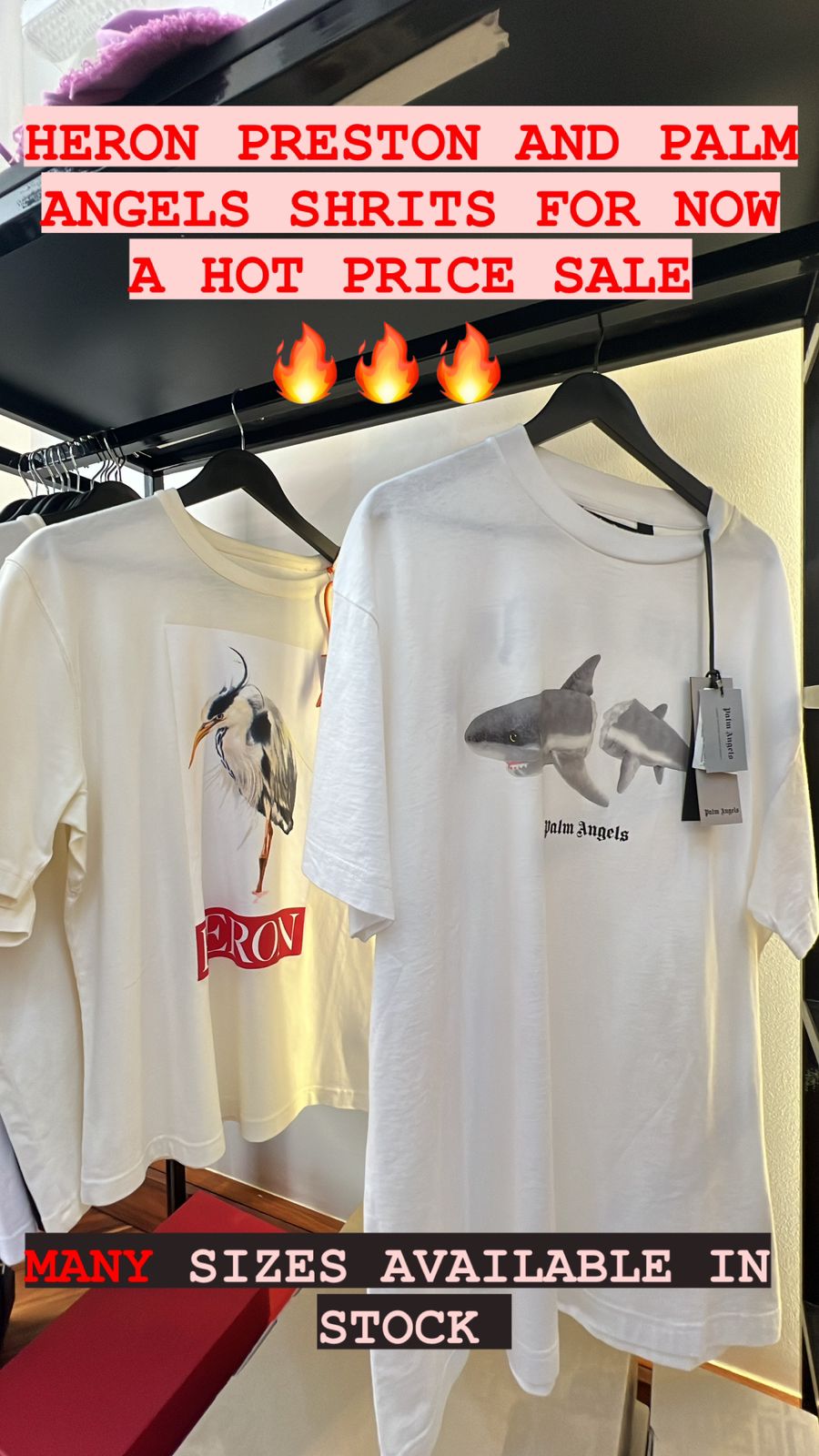 Heron Preston / Palm Angels / Marcelo Burlon  SALE!!